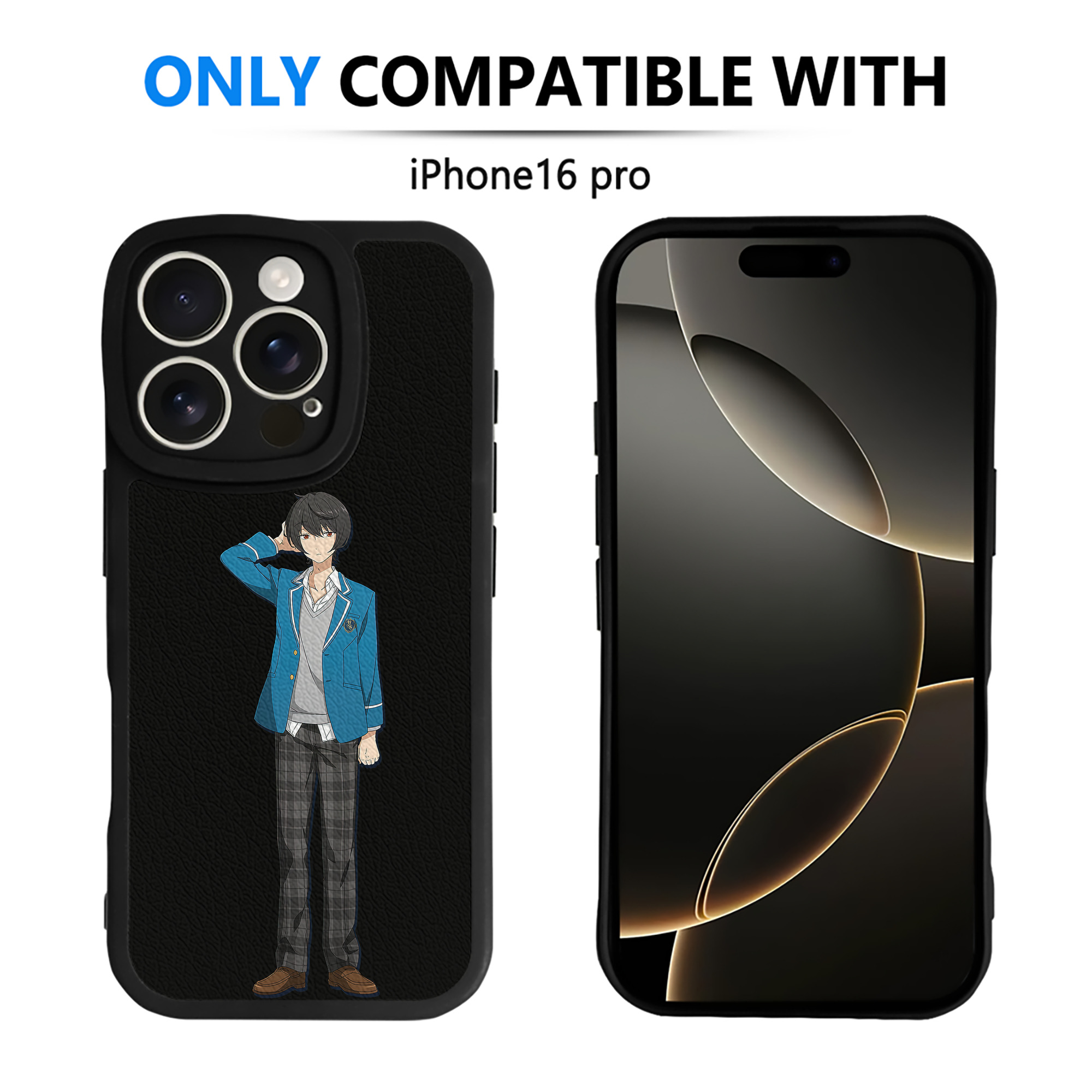 （画像用） あんさんぶるスターズ! Ensemble Stars 【iPhone 16シリーズ対応】シリコンスマホケース（レザー調） 材質：シリコン